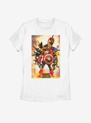 Marvel Zombies Zombie Poster Womens T-Shirt