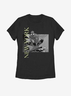 Marvel Spider-Man New York Day Womens T-Shirt