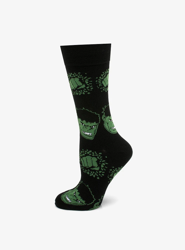 Marvel Hulk Black Socks