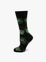 Marvel Hulk Black Socks