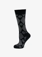 Star Wars Darth Vader Argyle Stripe Black Socks