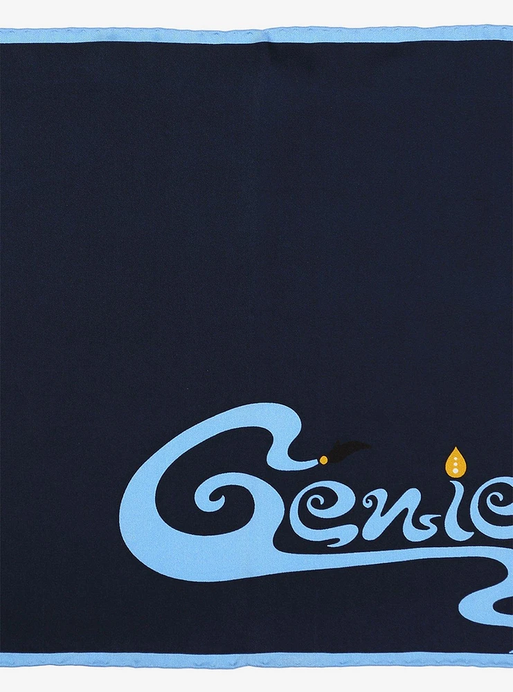 Disney Aladdin Genie Writing Pocket Square