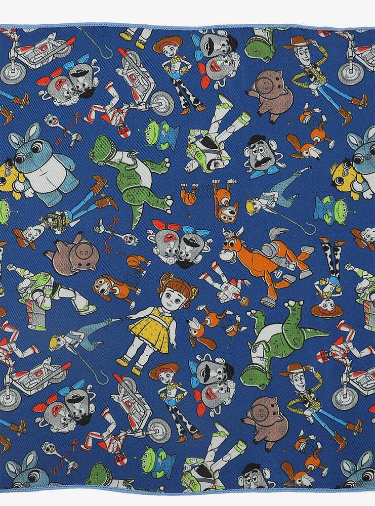 Disney Pixar Toy Story 4 Characters Blue Boy's Pocket Square