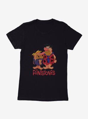 The Flintstones Barney And Fred Womens T-Shirt