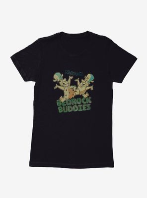 The Flintstones Fred And Barney Best Bedrock Buddies Womens T-Shirt