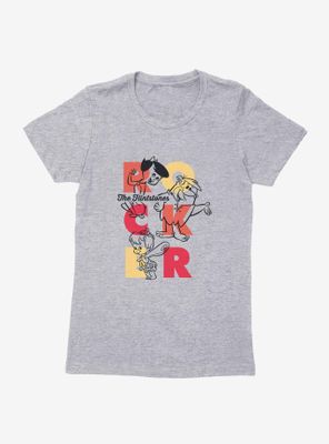 The Flintstones Rubbles Rocker Family Womens T-Shirt