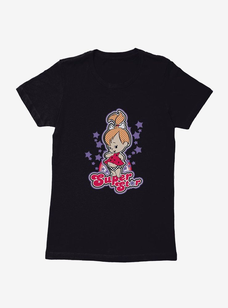 The Flintstones Superstar Pebbles Womens T-Shirt