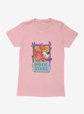 The Flintstones Pebbles And Bamm-Bamm Rock Stars Womens T-Shirt