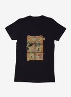 The Flintstones Whole Gang Tile Womens T-Shirt