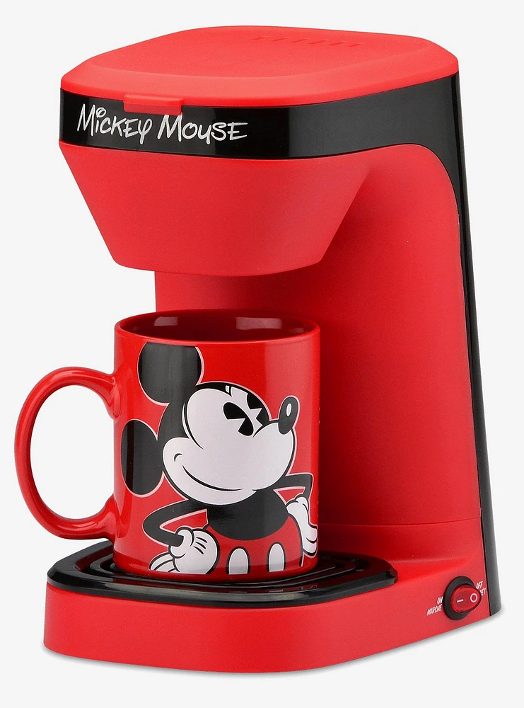 Disney Mickey Mouse 1-Cup Coffee Maker with Mug