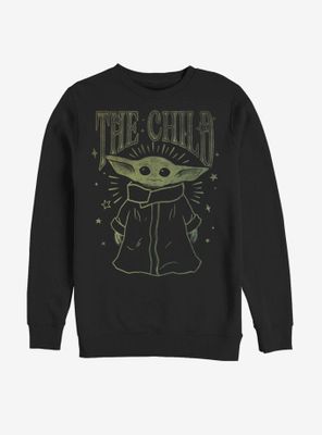 Star Wars The Mandalorian Child Vintage Outline Sweatshirt