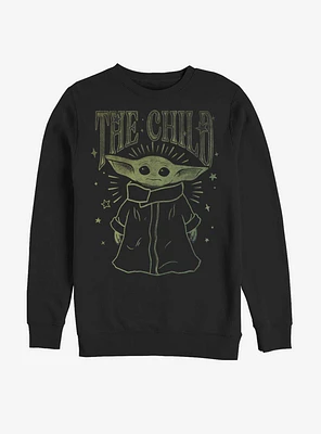 Star Wars The Mandalorian Child Vintage Outline Sweatshirt