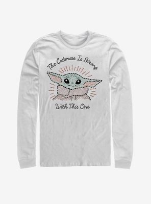 Star Wars The Mandalorian Child Stitch Long-Sleeve T-Shirt