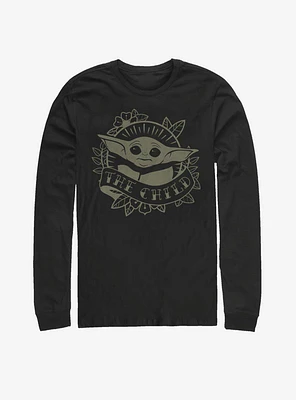 Star Wars The Mandalorian Child Banner Long-Sleeve T-Shirt