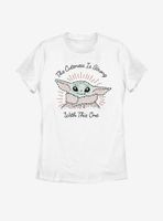 Star Wars The Mandalorian Child Stitch Womens T-Shirt