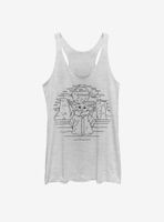 Star Wars The Mandalorian Child Doodle Womens Tank Top