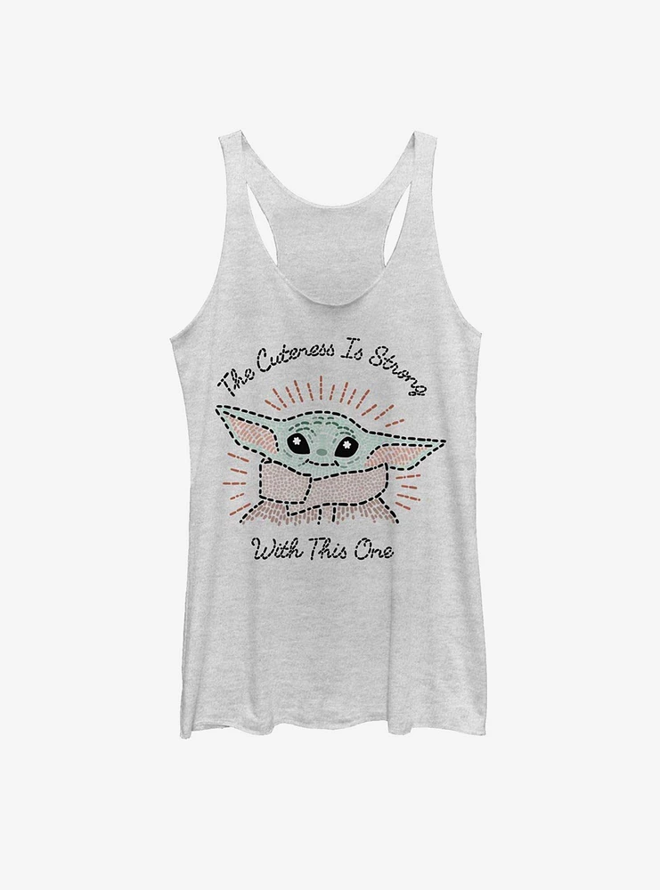 Star Wars The Mandalorian Child Stitch Womens Tank Top
