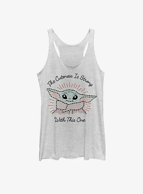 Star Wars The Mandalorian Child Stitch Womens Tank Top