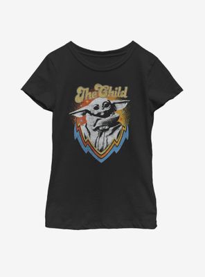 Star Wars The Mandalorian Child Retro Youth Girls T-Shirt
