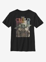 Star Wars The Mandalorian Child Rainbow Vintage Youth T-Shirt