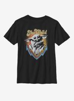 Star Wars The Mandalorian Child Retro Youth T-Shirt