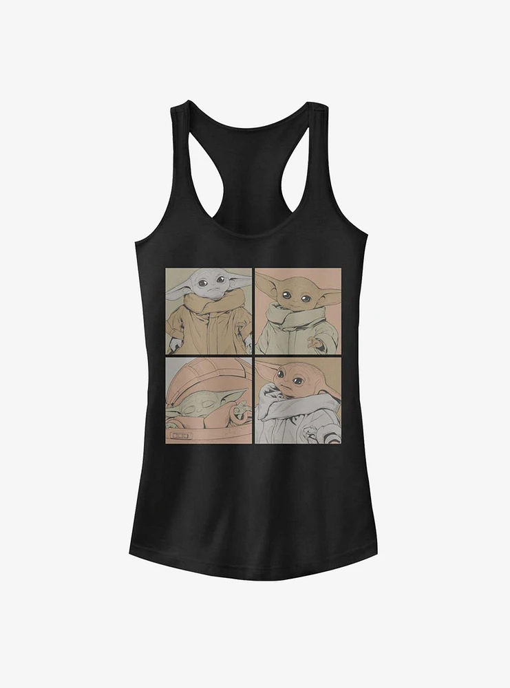 Star Wars The Mandalorian Child 4 Box Girls Tank