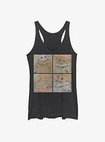 Star Wars The Mandalorian Child 4 Box Girls Tank