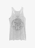 Star Wars The Mandalorian Child Doodle Girls Tank