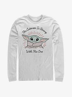 Star Wars The Mandalorian Child Stitch Long-Sleeve T-Shirt