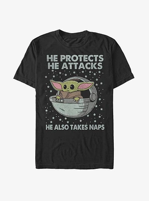 Star Wars The Mandalorian Child Naps T-Shirt