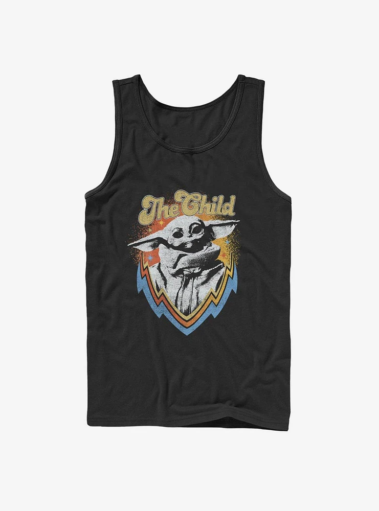 Star Wars The Mandalorian Child Retro Tank