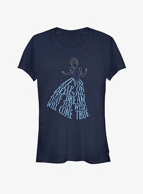 Disney Cinderella Classic Believe Girls T-Shirt