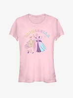 Disney Cinderellaella Classic Cinderella Doodle Girls T-Shirt