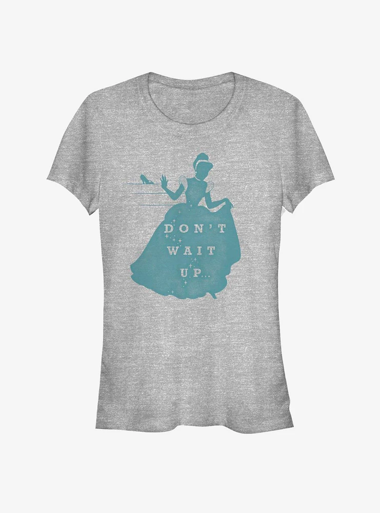 Disney Cinderella Classic Don't Wait Up Girls T-Shirt