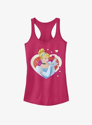 Disney Cinderella Classic Hearts Girls Tank