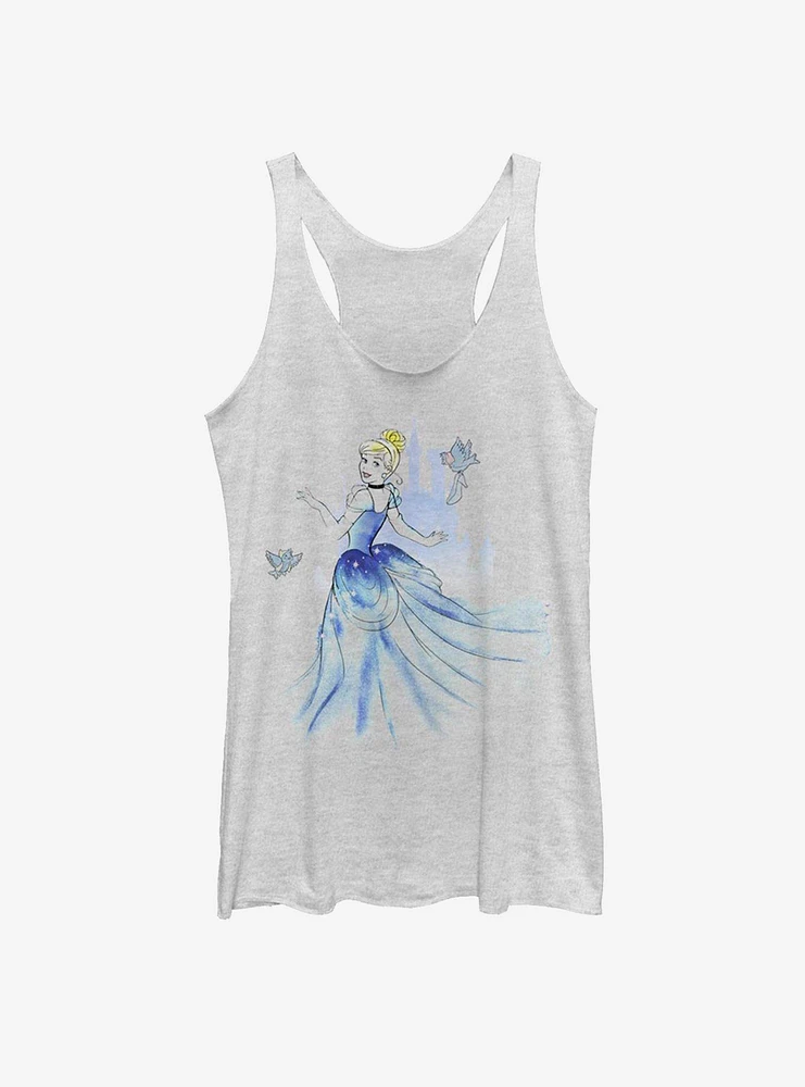 Disney Cinderella Classic Watercolor Girls Tank