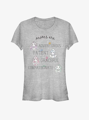 Disney Cinderella Classic Moms Princess Jumble Girls T-Shirt