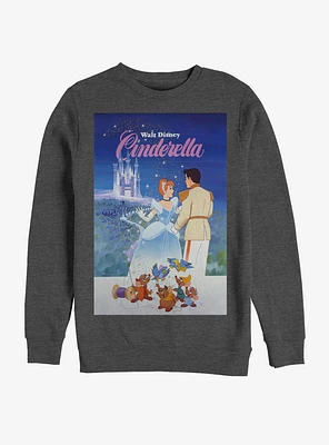 Disney Cinderella Classic Poster Crew Sweatshirt