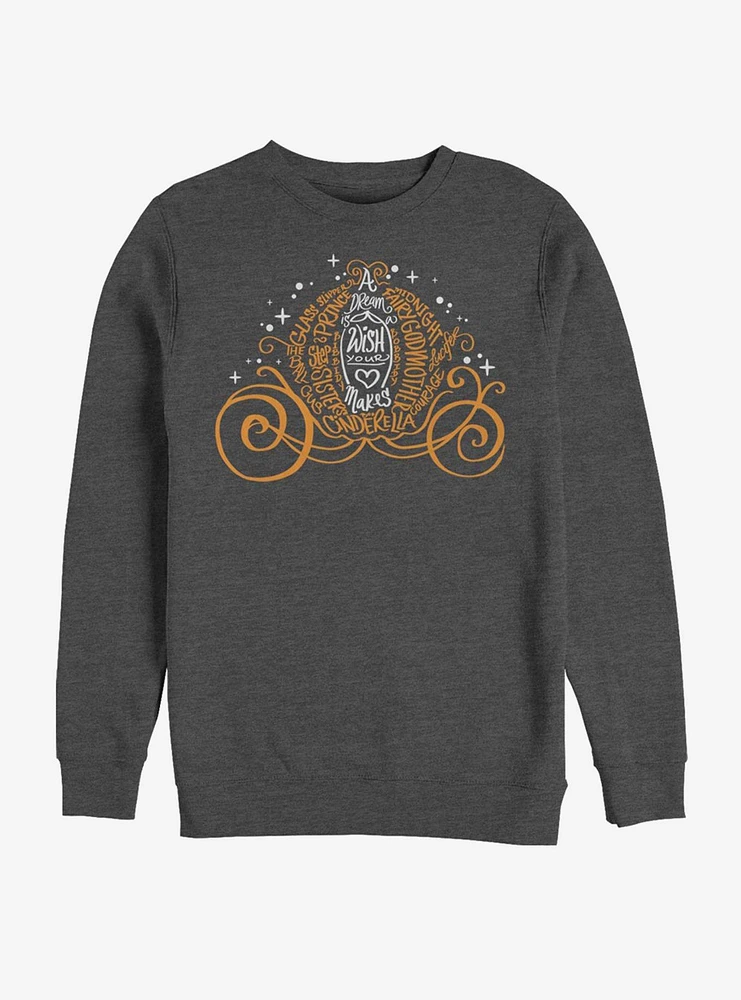 Disney Cinderella Classic Pumpkin Crew Sweatshirt