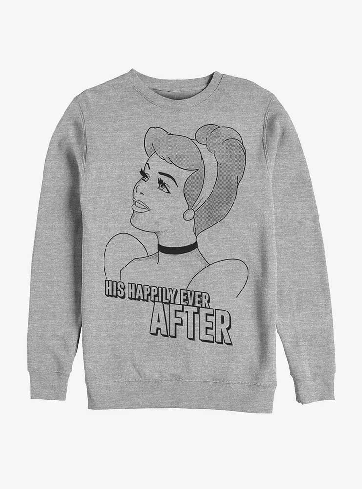 Disney Cinderella Classic Romantic Cindy Crew Sweatshirt