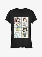 Disney Princess Anime Girls T-Shirt