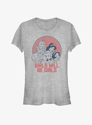 Disney Princess Classic Girl Vibes Girls T-Shirt