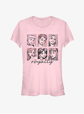 Disney Princess Classic Royalty Squares Girls T-Shirt