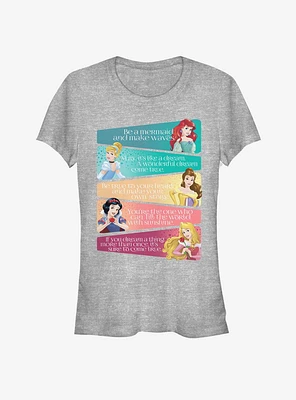 Disney Princess Classic Adjectives Girls T-Shirt