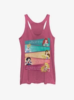 Disney Princess Classic Adjectives Girls Tank