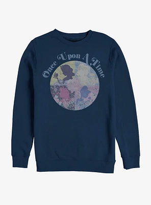 Disney Princess Classic Once Upon A Time Crew Sweatshirt