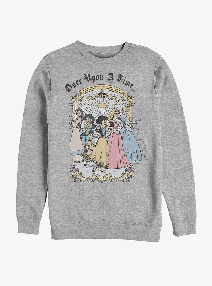 Disney Princess Classic Vintage Group Crew Sweatshirt