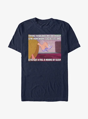 Disney Cinderella Life Balance Shoe Meme T-Shirt