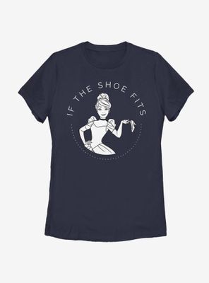 Disney Cinderella If The Shoe Fits Womens T-Shirt