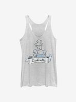 Disney Cinderella Vintage Banner Womens Tank Top